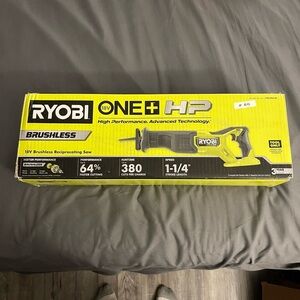 Ryobi 18V Brushless Reciprocating Saw used twice. Works great.